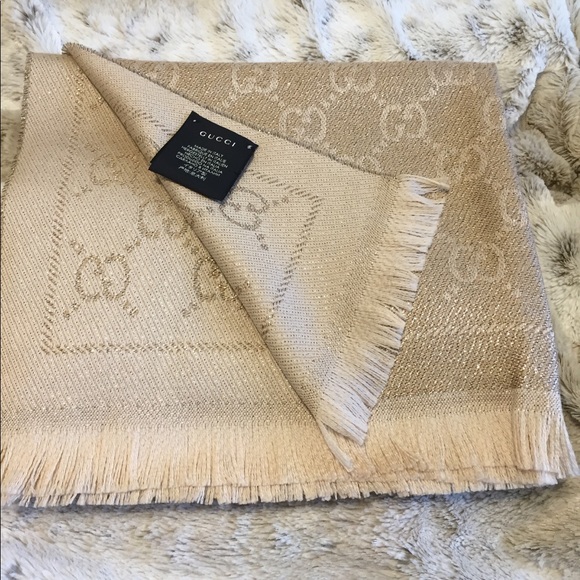 Gucci Accessories - Authentic Stunning Gucci Shimmer Scarf/Wrap